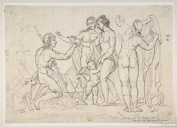 Judgment of Paris  after Raphael 1483–1520-After Raphael ,16x12"(A3) Poster