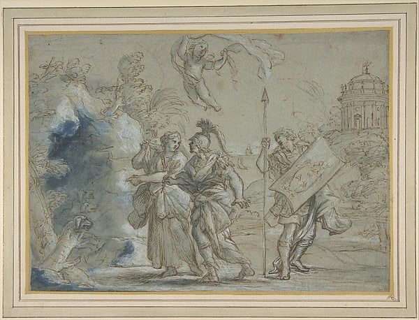 Aeneas and the Cumaean Sibyl Entering the Infernal Regions 161,16x12