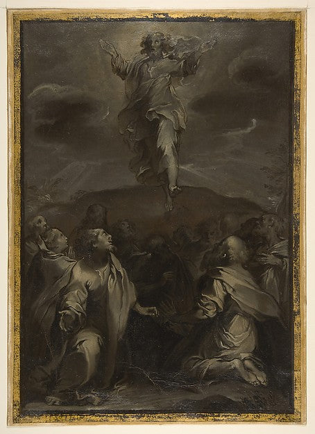 The Ascension of Christ 1568–1613-Attributed to Ventura Salimb,  Poster Print Wall Art