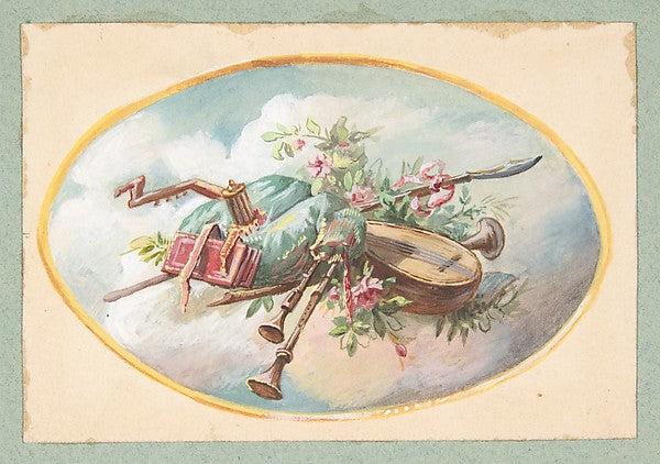 Allegory of the Arts  second half 19th cent-Jules-Edmond-Charl,16x12"(A3)Poster