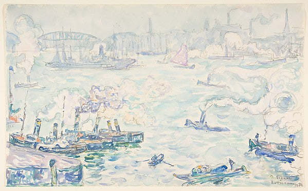 Rotterdam 1906-Paul Signac,16x12"(A3) Poster