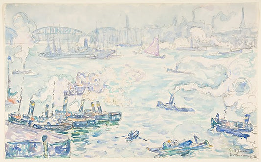 Rotterdam 1906-Paul Signac,16x12"(A3) Poster