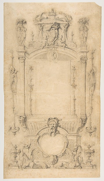 Design for a title page n.d.-Jean Bernard Toro,  Poster Print Wall Art