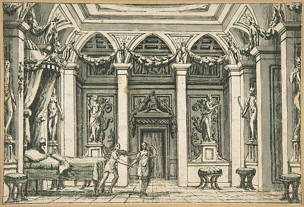 Theater Design 18th cent-Attributed to Anonymous, French, 18th, Poster Print