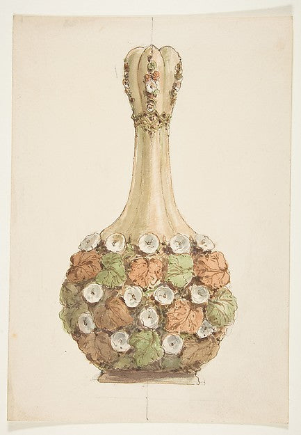 Design for a Carafe 19th cent-Anonymous,French,19th cent,  Poster Print Wall Art