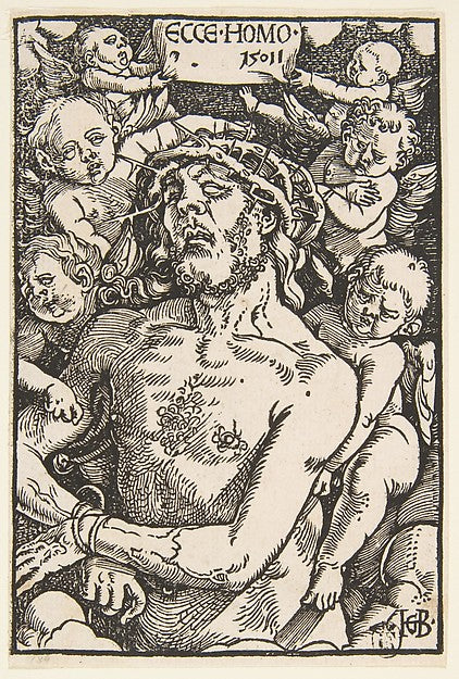Ecce Homo 1511-Hans Baldung   1484/85–1545 Strasbourg ),16x12