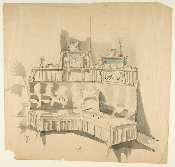 Furniture Designs 19th cent-Anonymous, French, 19th cent,  Poster Print