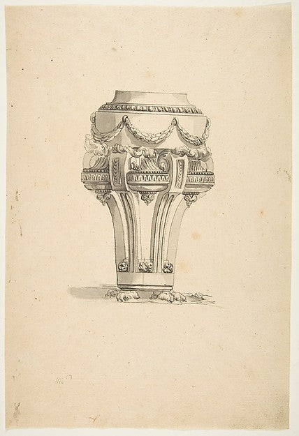 Design for an Incense Burner  19th cent-Anonymous, French, 19t,  Poster Print