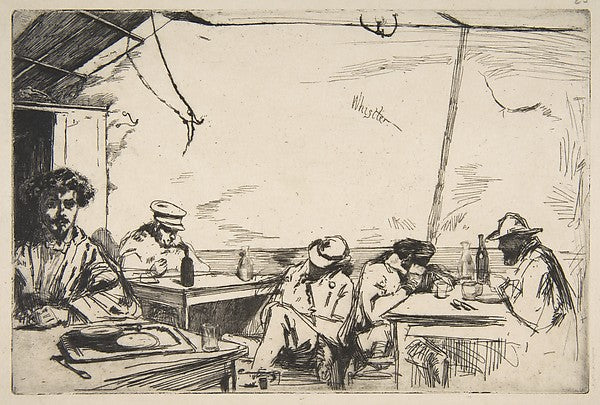 Soupe à trois sous 1859-James McNeill Whistler,  Poster Print Wall Art