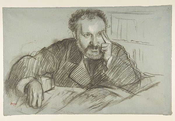 Edmond Duranty  1879-Edgar Degas,16x12