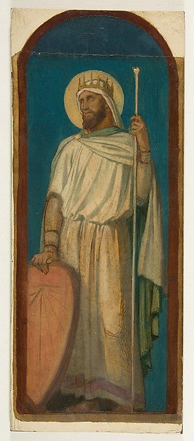 Hezekiah  King of Judah 19th cent,16x12"(A3) Poster
