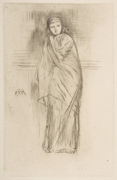 The Model Resting  1870-James McNeill Whistler, Poster Print