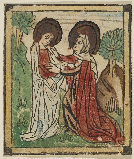 The Visitation  15th cent-Anonymous,German,15th cent,  Poster Print Wall Art