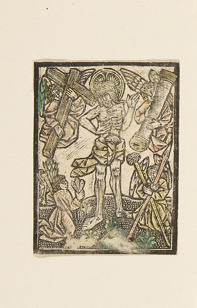 The Man of Sorrows with Angels 15th cent-Anonymous, German, 15,  Poster Print