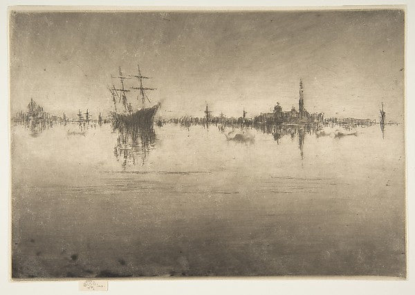 Nocturne 1879–80-James McNeill Whistler,  Poster Print Wall Art