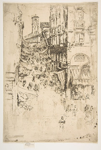 The Rialto 1879–80-James McNeill Whistler,  Poster Print Wall Art