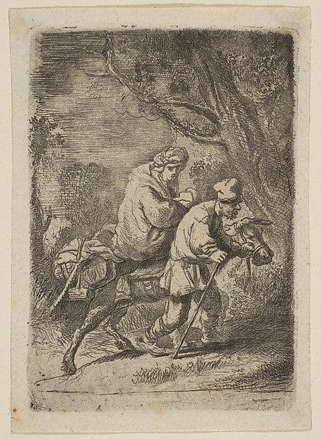 The Flight into Egypt: Small Plate n.d.-Claude Henri Watelet, , Poster Print