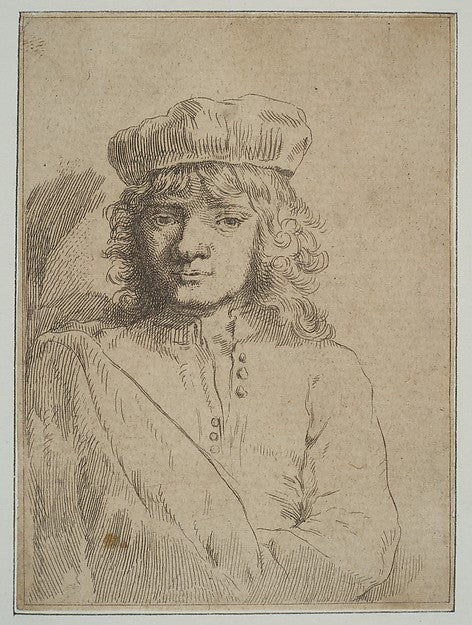 The Artist's Son  Titus  ca.1656-After Rembrandt  ,  Poster Print