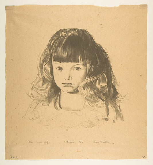Anne 1921 1923-George Bellows ,16x12"(A3)Poster