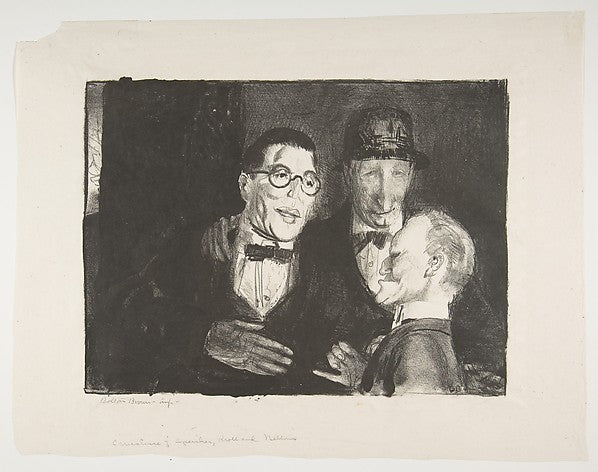 Speicher  Kroll  and Bellows 1921-George Bellows ,  Poster Print Wall Art