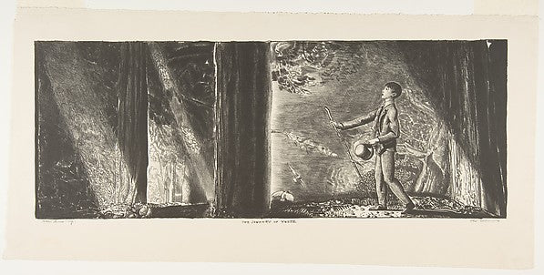 The Journey of Youth 1923–24-George Bellows ,  Poster Print Wall Art