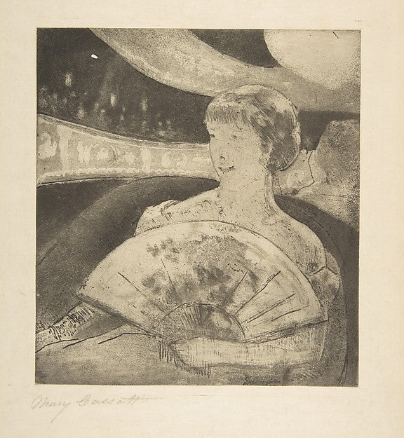 In the Opera Box  c1880-Mary Cassatt,  Poster Print Wall Art