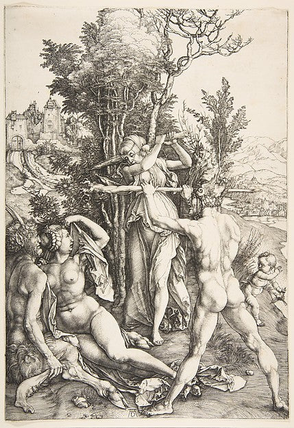 Hercules at the Crossroad c1498-Albrecht Dürer, Poster Print