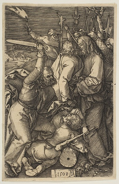 The Betrayal  from The Passion 1508-Albrecht Dürer , Poster Print