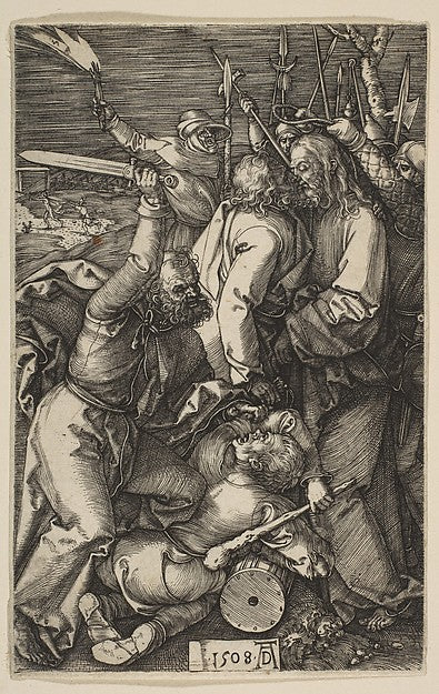 Betrayal of Christ  from The Passion 1508-Albrecht Dürer , Poster Print