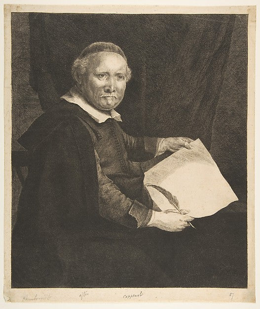 Lieven Willemsz van Coppenol  Writing Master: the Larger Plate,  Poster Print