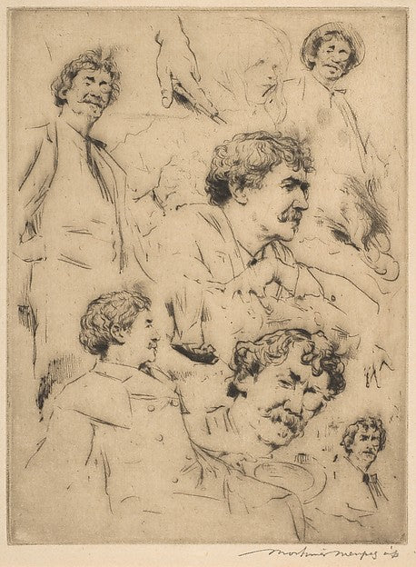 Six Faces of Whistler 1892–1902-Mortimer Menpes ,  Poster Print