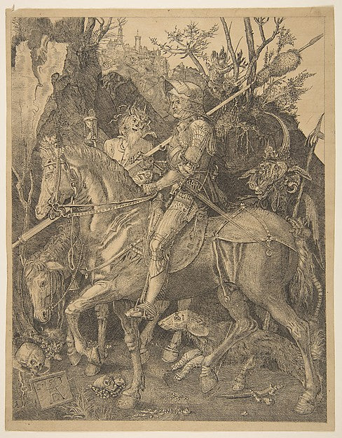 Knight  Death  and the Devil  n.d.-After Albrecht Dürer , Poster Print