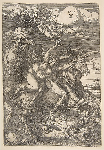Abduction of Proserpine 1516-Albrecht Dürer , Poster Print