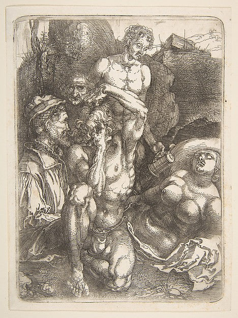 The Desperate Man n.d.-Albrecht Dürer , Poster Print