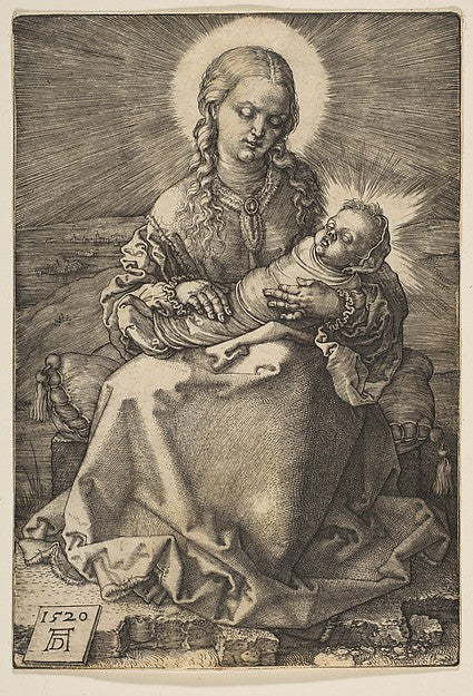 The Virgin with the Swaddled Child 1520-Albrecht Dürer , Poster Print