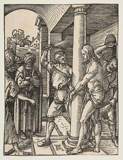 The Flagellation   from The Small Passion c1509-Albrecht Dürer, Poster Print