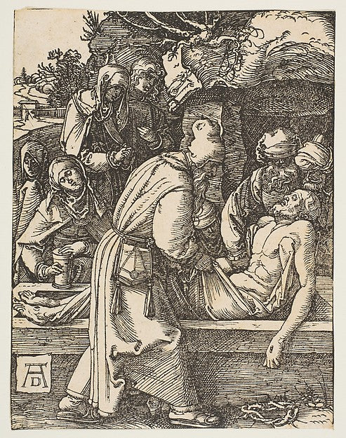 The Deposition  from The Small Passion c1509-Albrecht Dürer , Poster Print