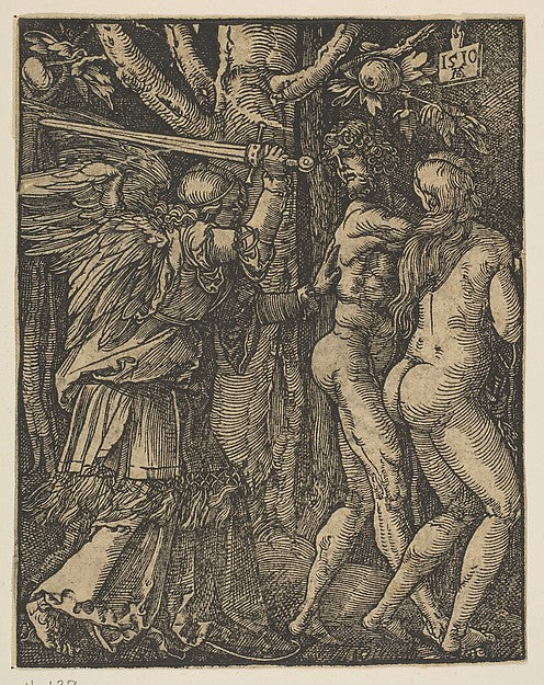 Expulsion from Paradise  from the Small Passion  copy n.d.-Aft,  Poster Print
