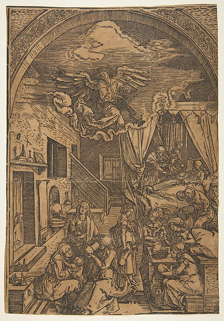 The Birth of the Virgin  from The Life of the Virgin  n.d.-Aft,  Poster Print