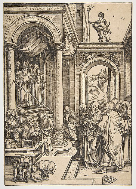 The Presentation of The Virgin in the Temple  from The Life of,  Poster Print Wall Art