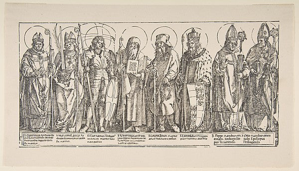 The Patron Saints of Austria 1922-Albrecht Dürer ,  Poster Print Wall Art