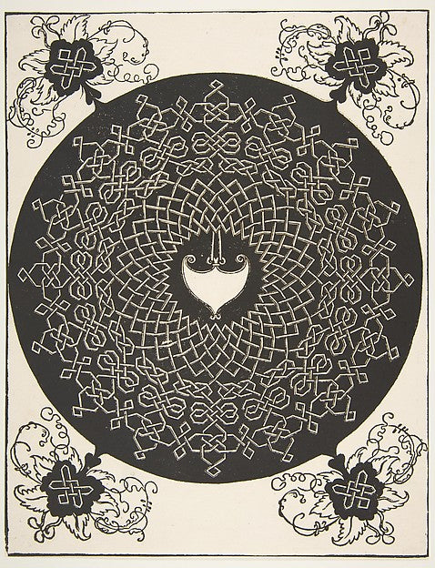 “The Second Knot”. Interlaced Roundel with an Amazon Shield in, Poster Print