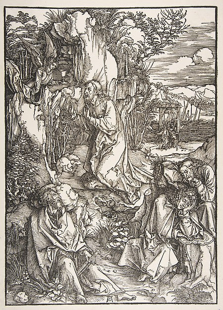 Christ on the Mount of Olives  from The Large Passion c1497–99,  Poster Print