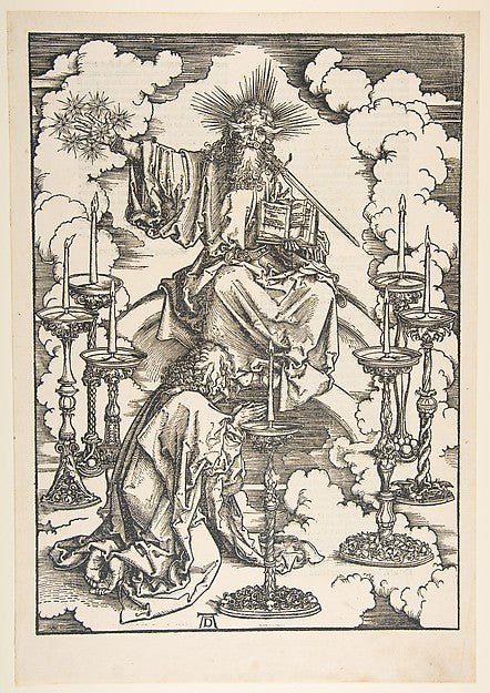 The Vision of the Seven Candlesticks  from The Apocalypse n.d., Poster Print
