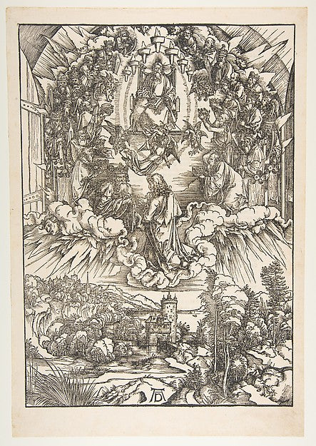 Saint John Before God and the Elders  from The Apocalypse n.d., Poster Print