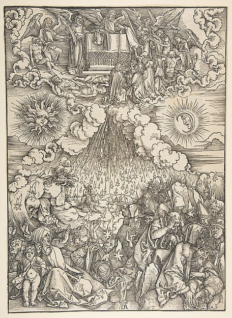 The Opening of the Fifth and Sixth Seals  from the Apocalypse ,  Poster Print Wall Art