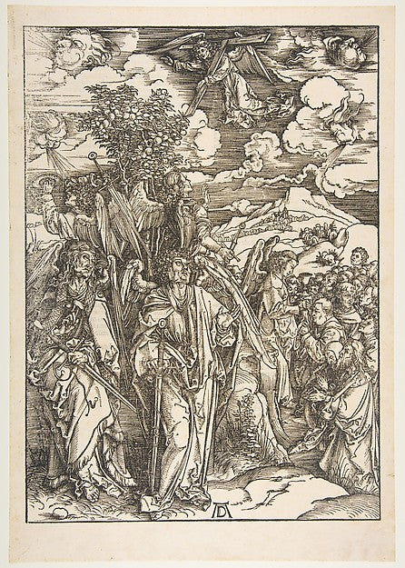 The Four Angels Holding the Winds  from The Apocalypse n.d.-Al, Poster Print