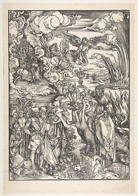The Babylonian Whore  from The Apocalypse n.d.-Albrecht Dürer , Poster Print
