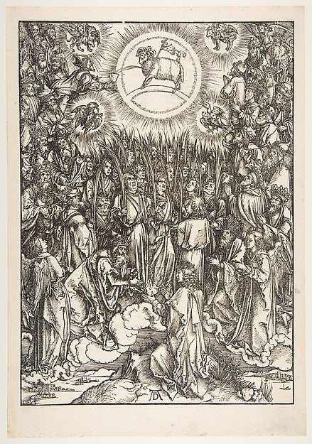 The Adoration of the Lamb  from The Apocalypse n.d.-Albrecht D, Poster Print