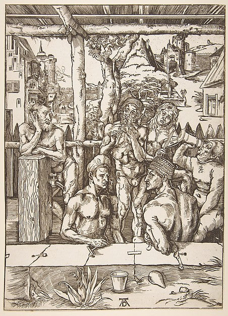 The Bath House  n.d.-After Albrecht Dürer , Poster Print
